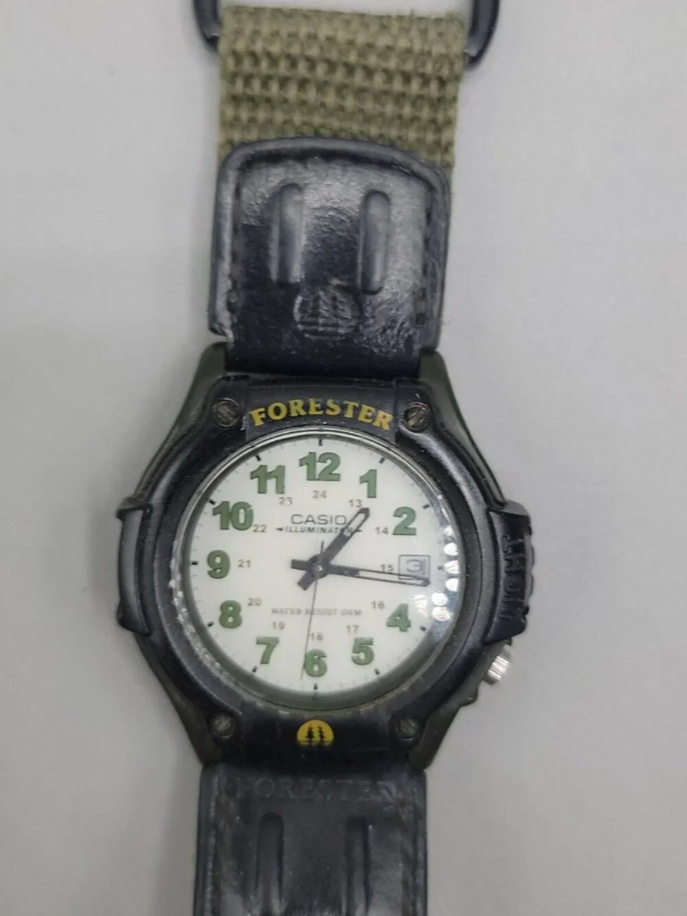 Casio Forester FT500WC-3BV Men's Analog Field Watch 41.5mm Green/Cream Dial 8
